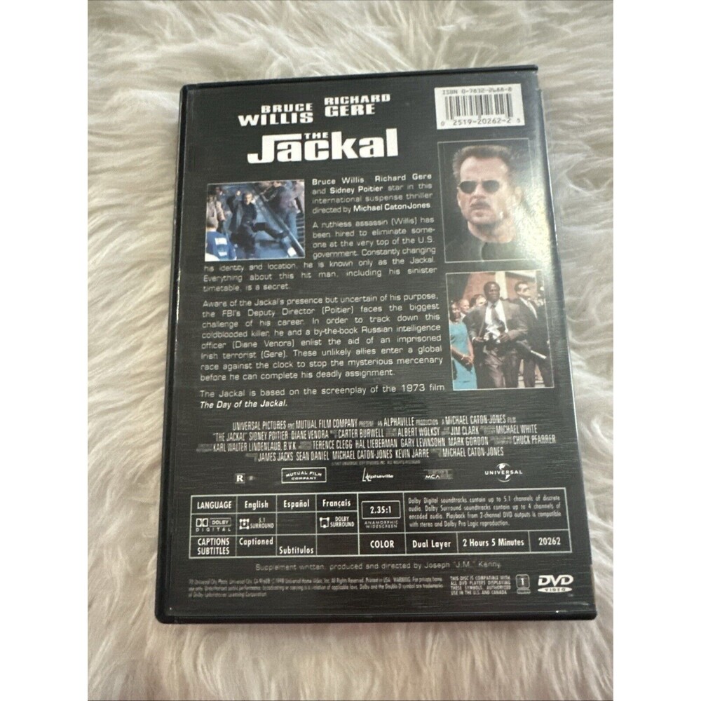 The Jackal (DVD, 1997) - Picture 2 of 4